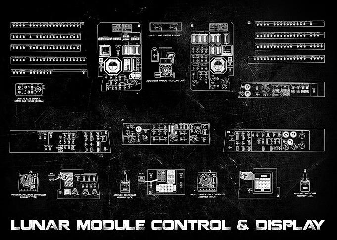 LUNAR MODULE CONTROL DIS