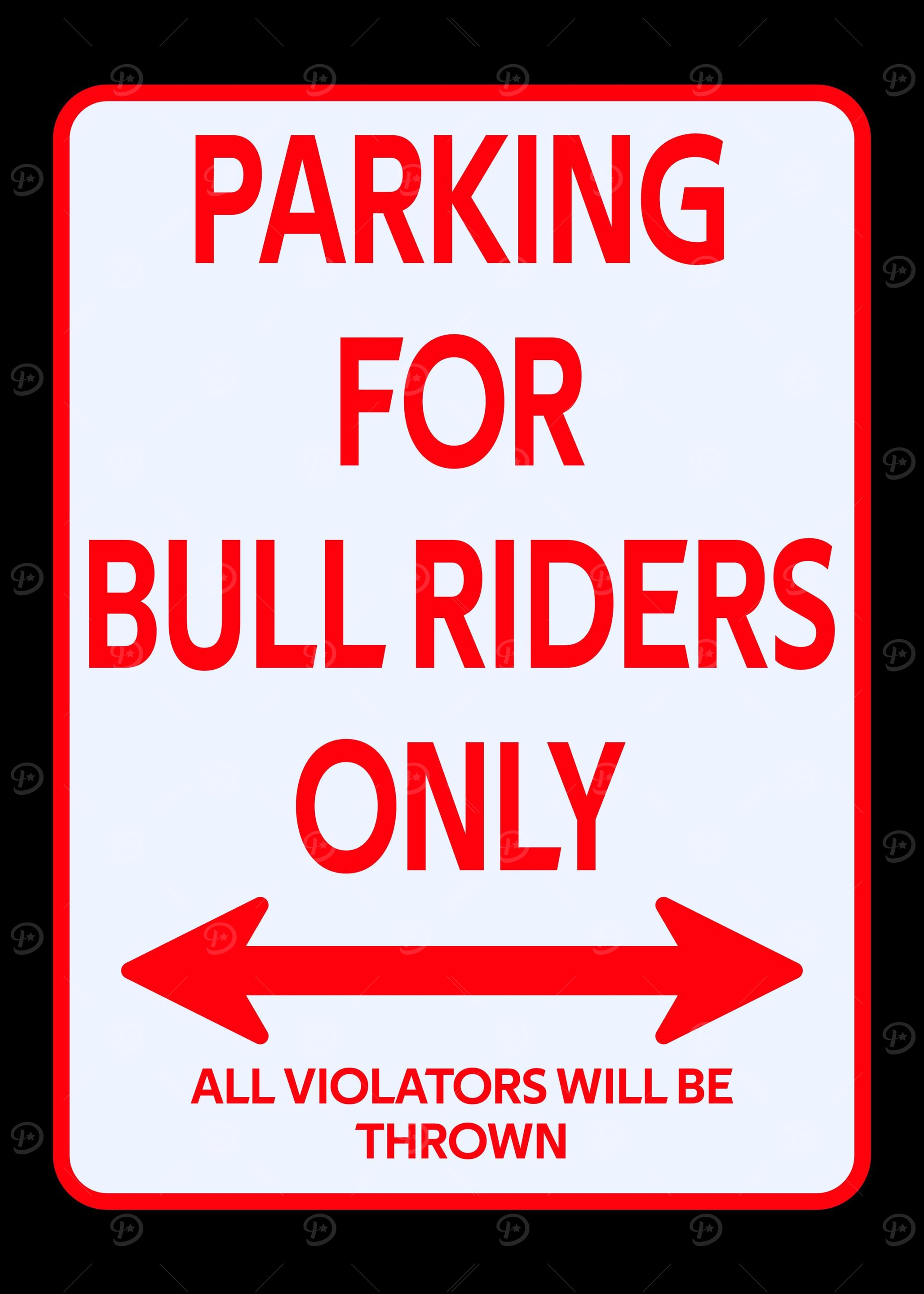 Parking bull riding shield