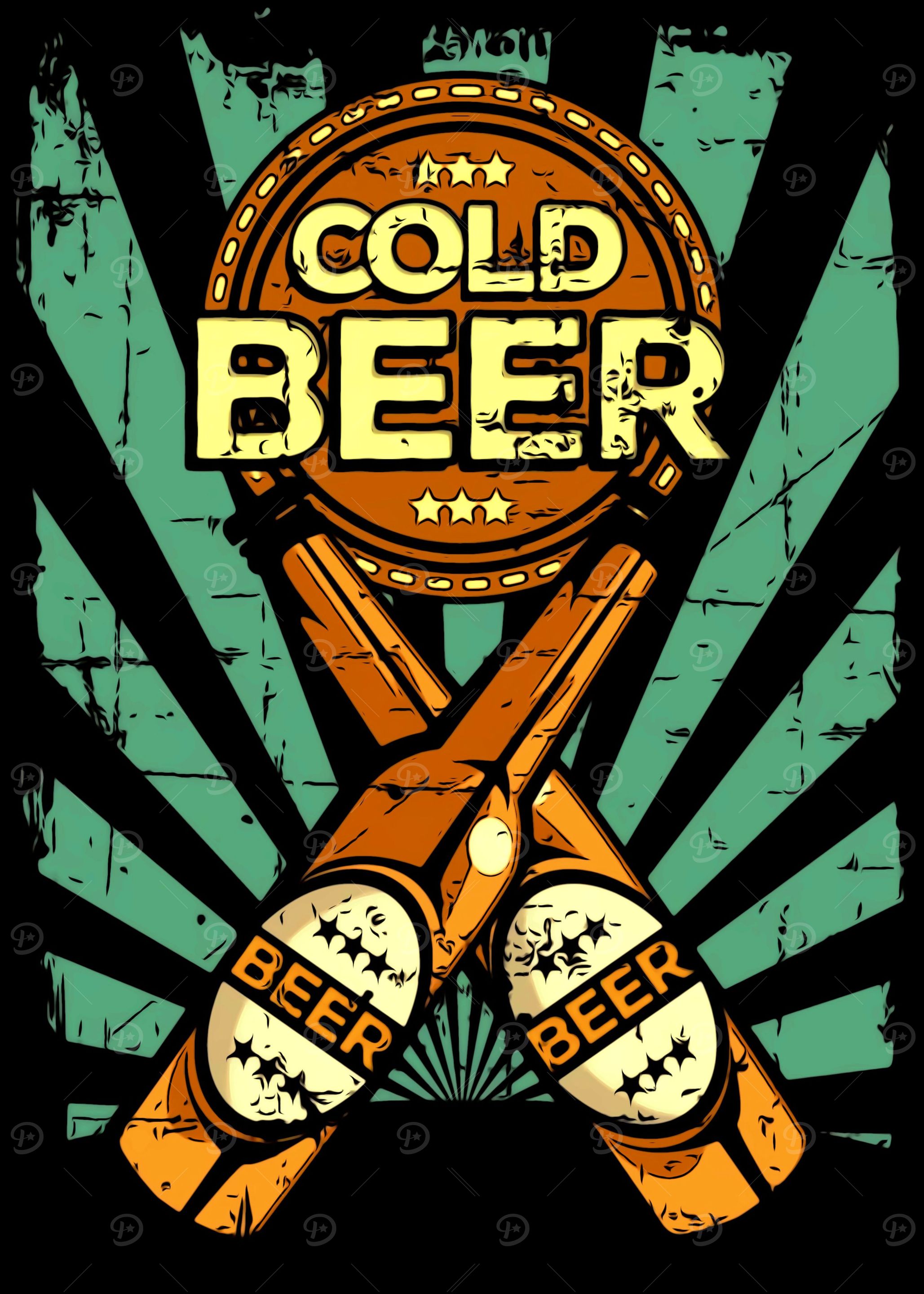 Vintage Beer Poster