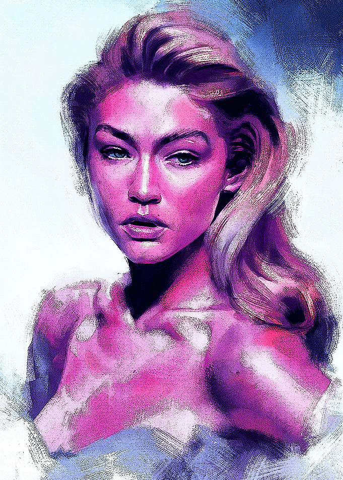 Gigi Hadid Fashion Model