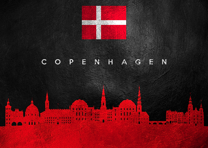 Copenhagen Denmark Skyline
