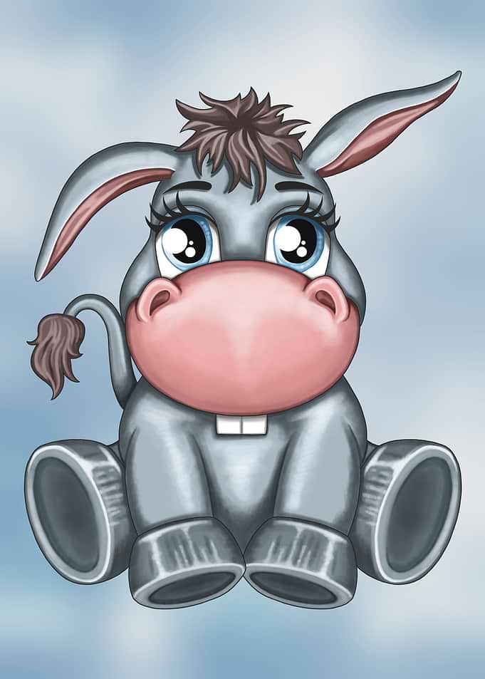Cute donkey