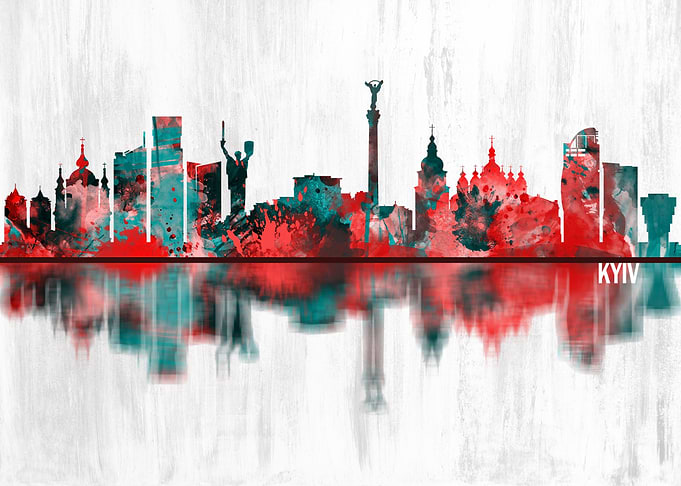 Kyiv Ukraine Skyline