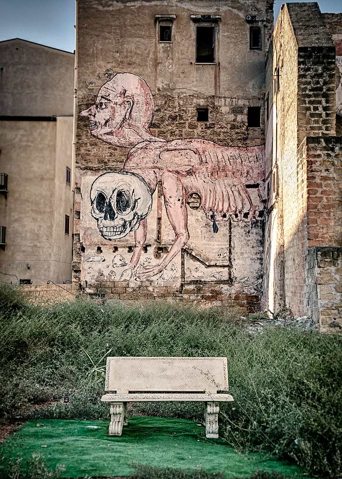 Bench in a garden