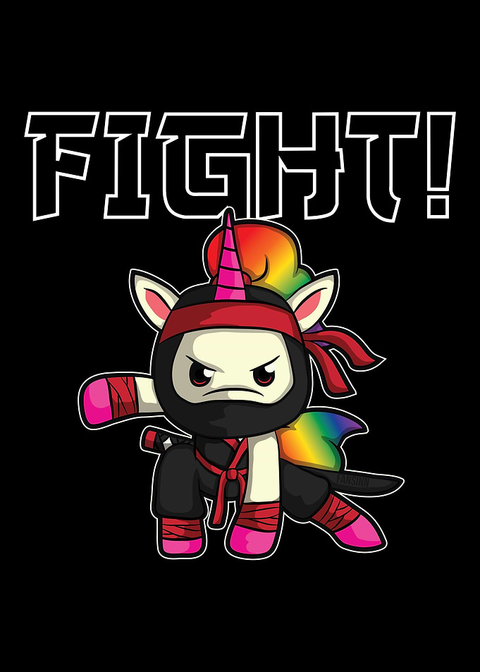 Unicorn Ninja Shinobi figh