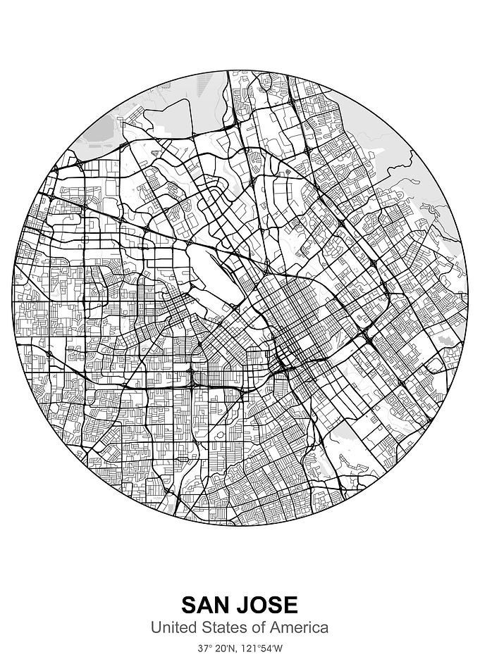 san jose circle map