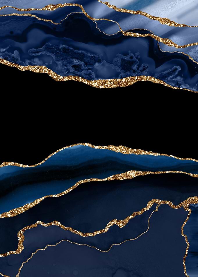 Navy Gold Agate 11