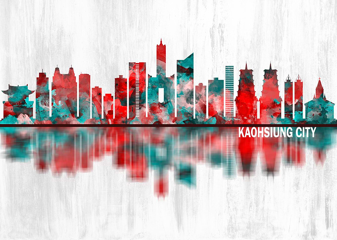 Kaohsiung City Skyline