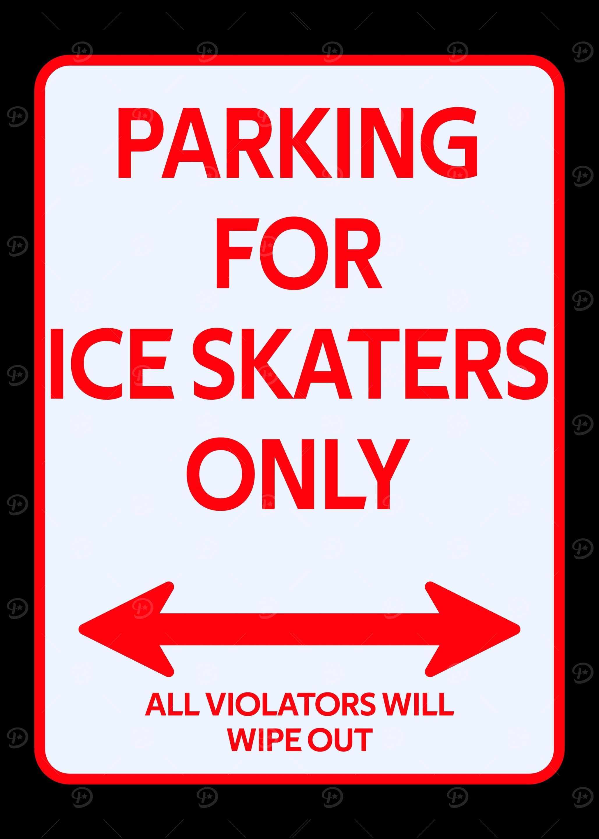 Parking sign skaters
