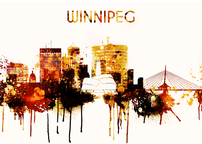 Winnipeg Canada Skyline
