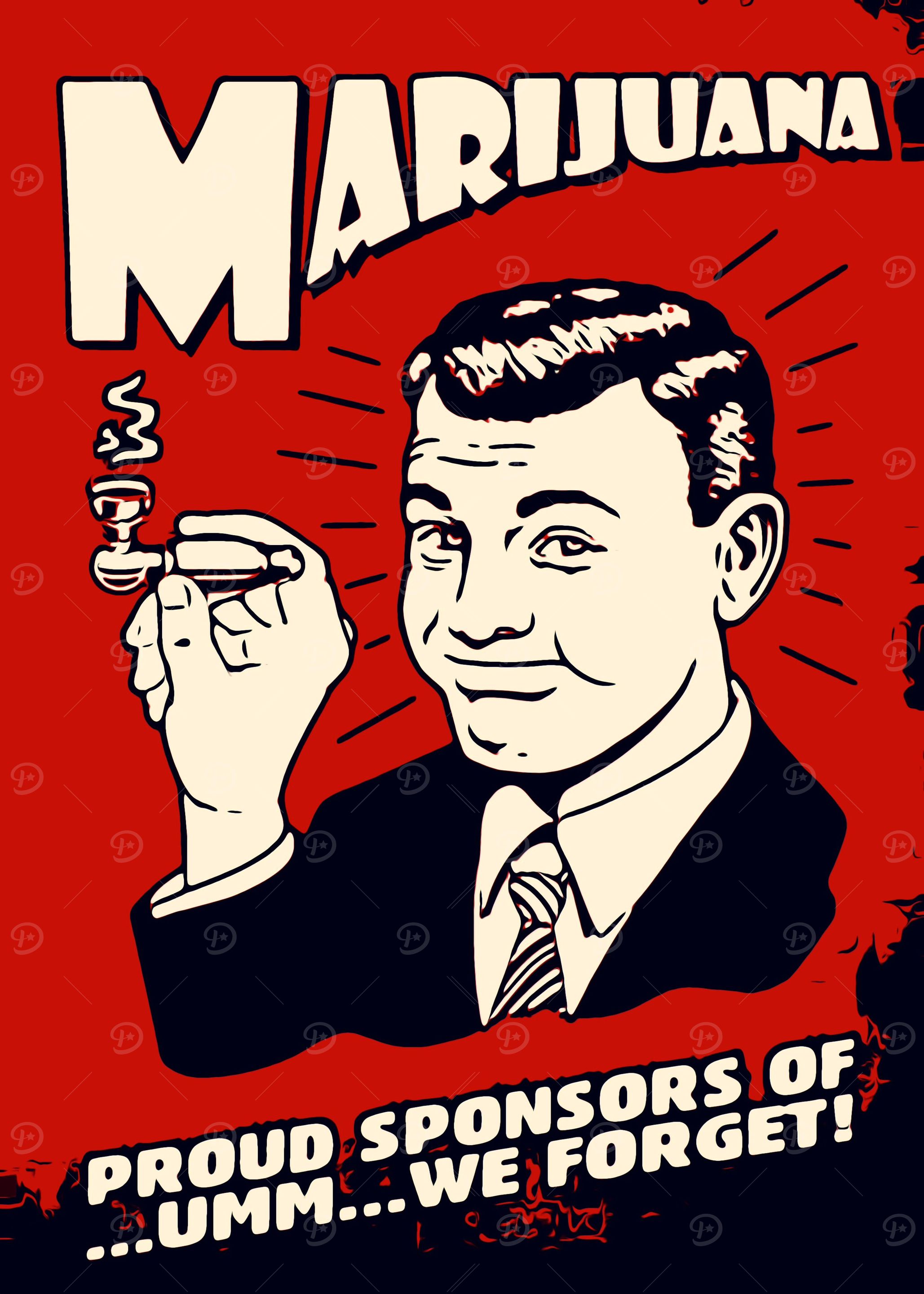 Vintage Marijuana Poster