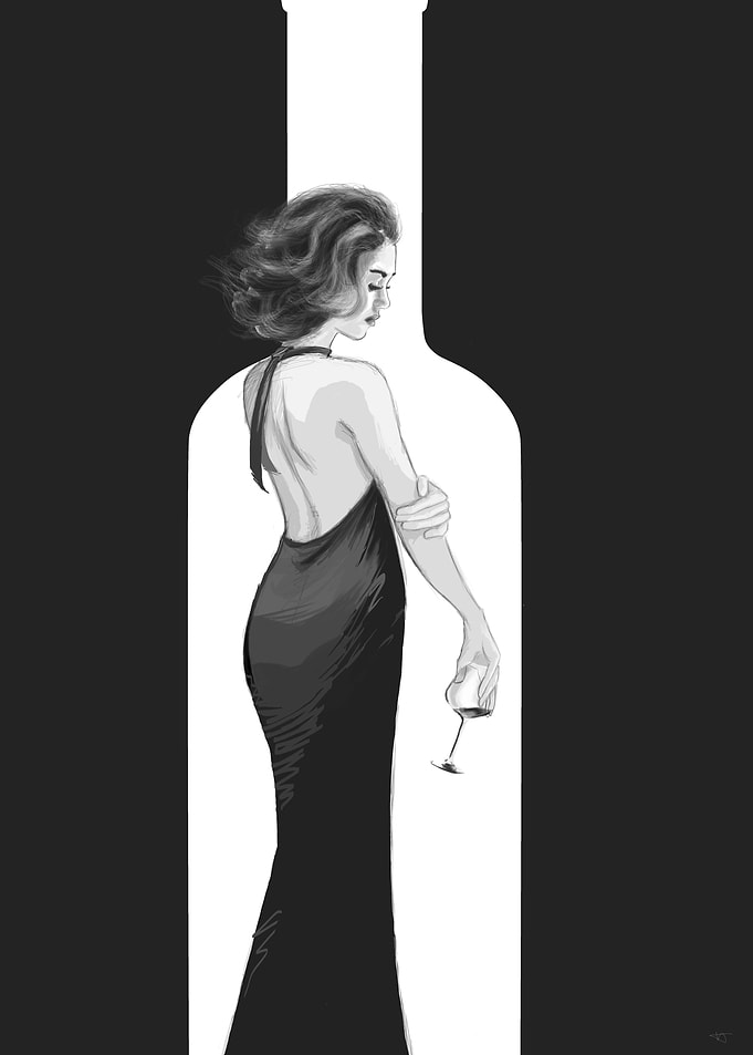 Lady in a bottle