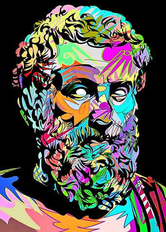 Plato pop art