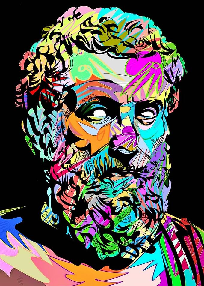 Plato pop art
