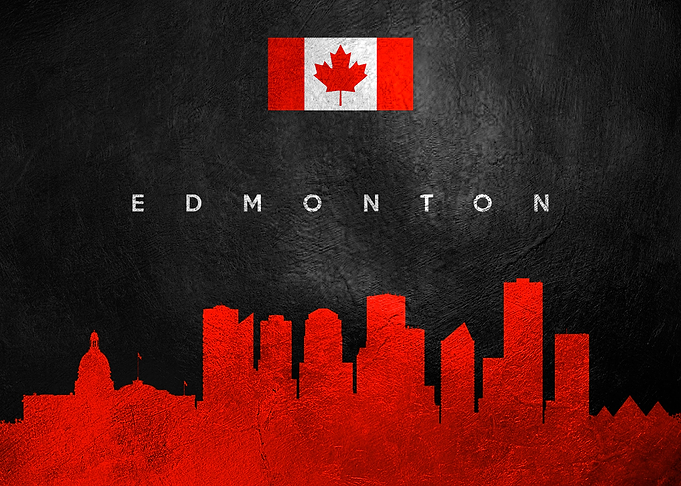 Edmonton Canada Skyline