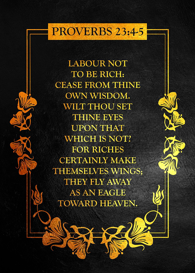 Proverbs 23 4 5