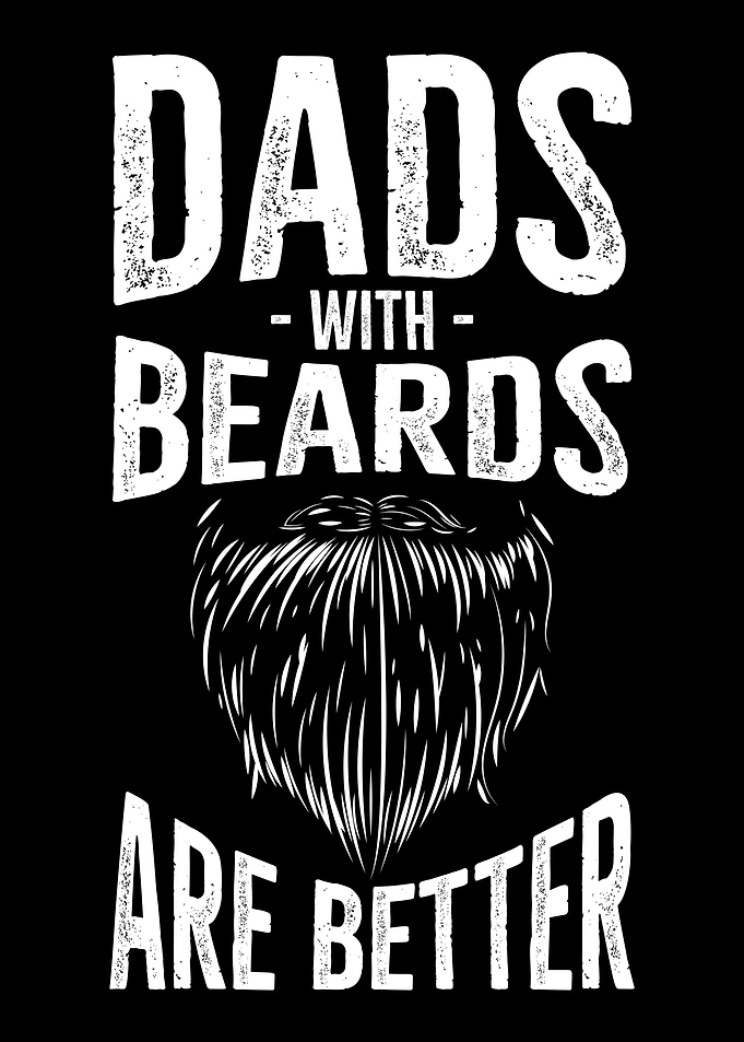 Dad with Beards
