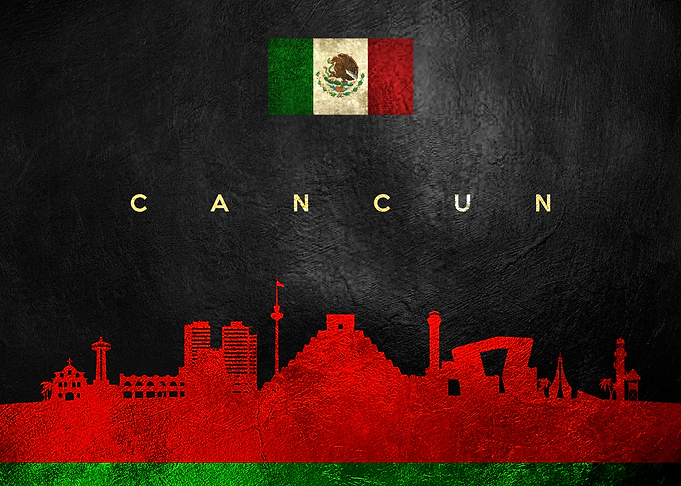 Cancun Mexico Skyline