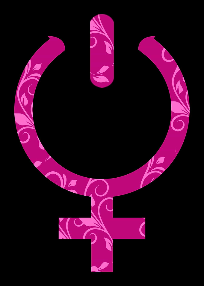 Tech Girl Power Button