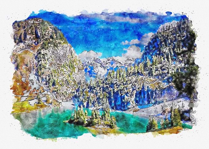 Hinterstockensee mountain