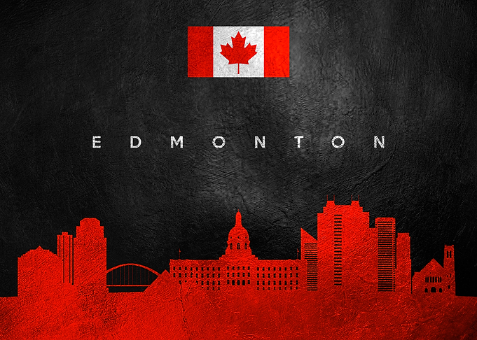 Edmonton Canada Skyline