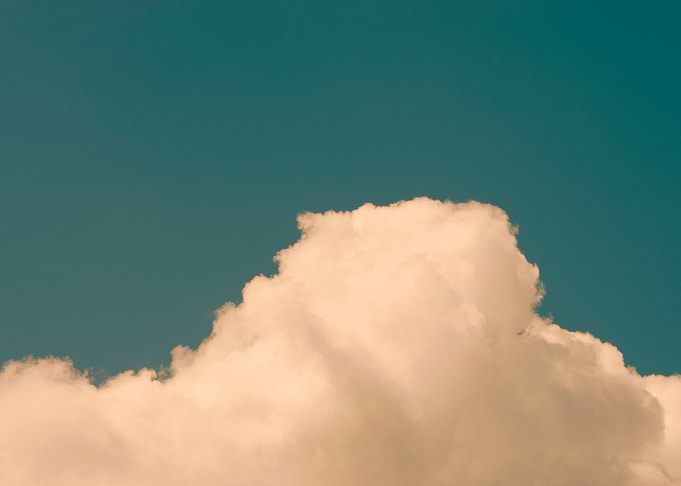 Blue Sky and White Cloud