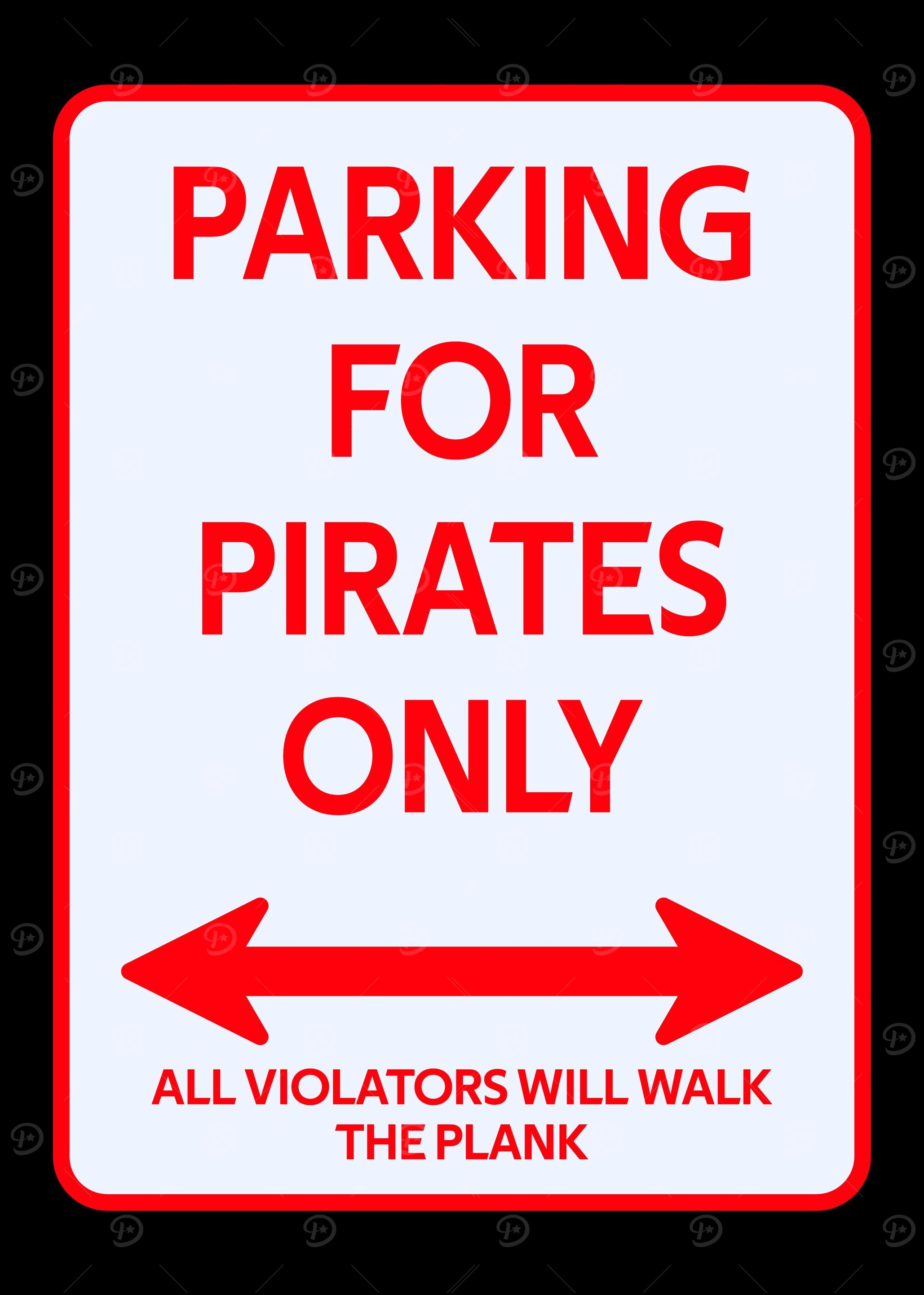 Pirates Parking Gift