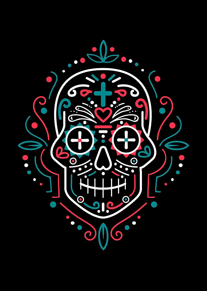 Day Of The Dead Skull
