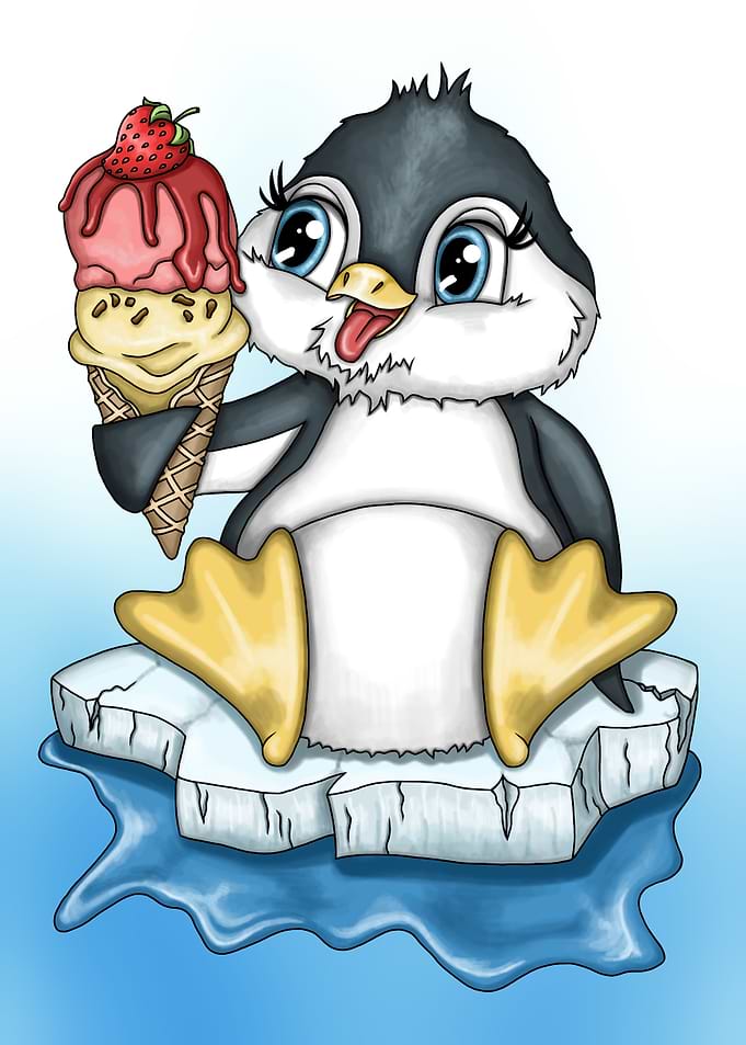Cute penguin