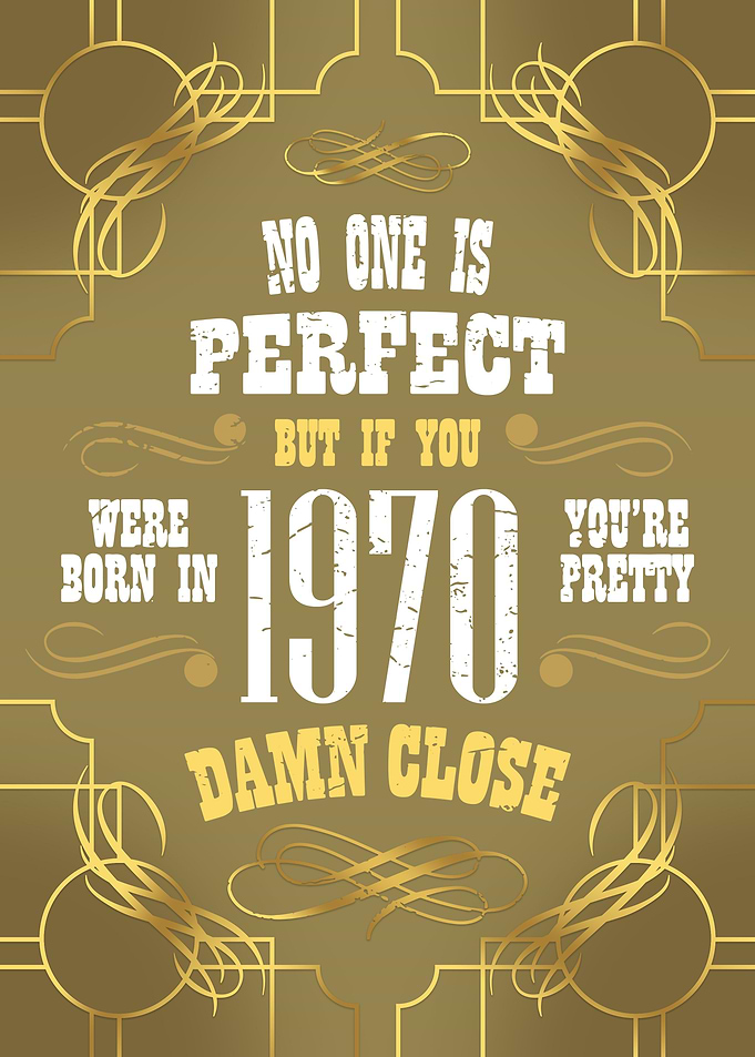 1970 No One is Perfect