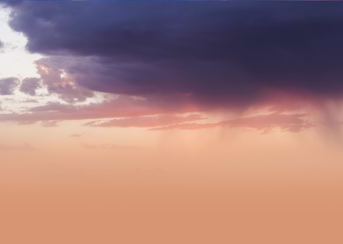 Purple rain clouds