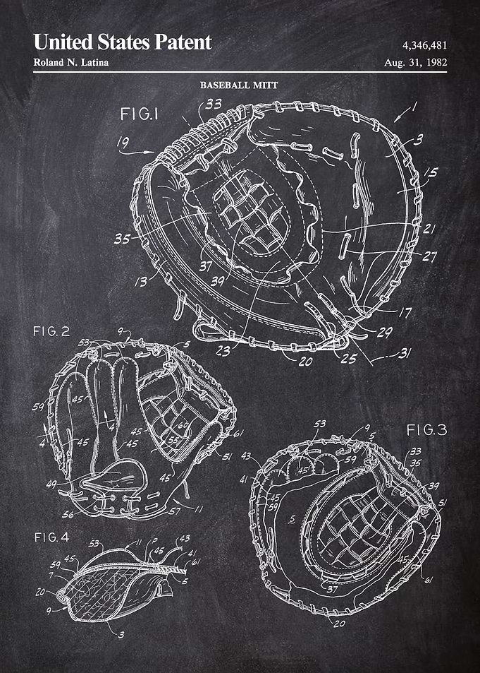1982 baseball glove