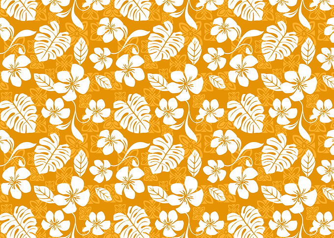 Orange Aloha Pattern