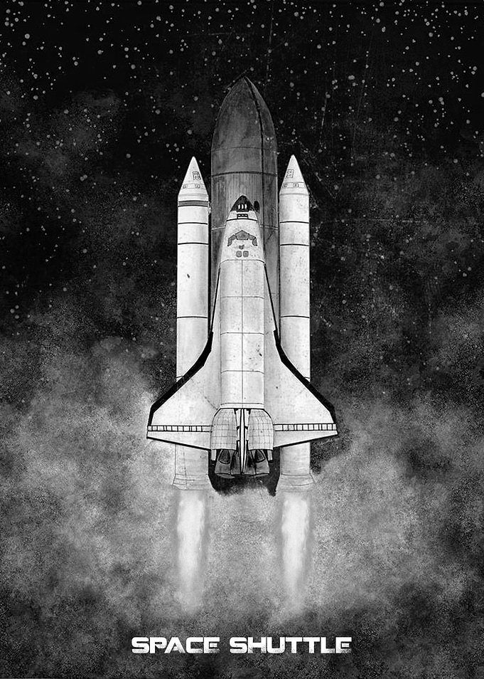 SPACE SHUTTLE PRINT