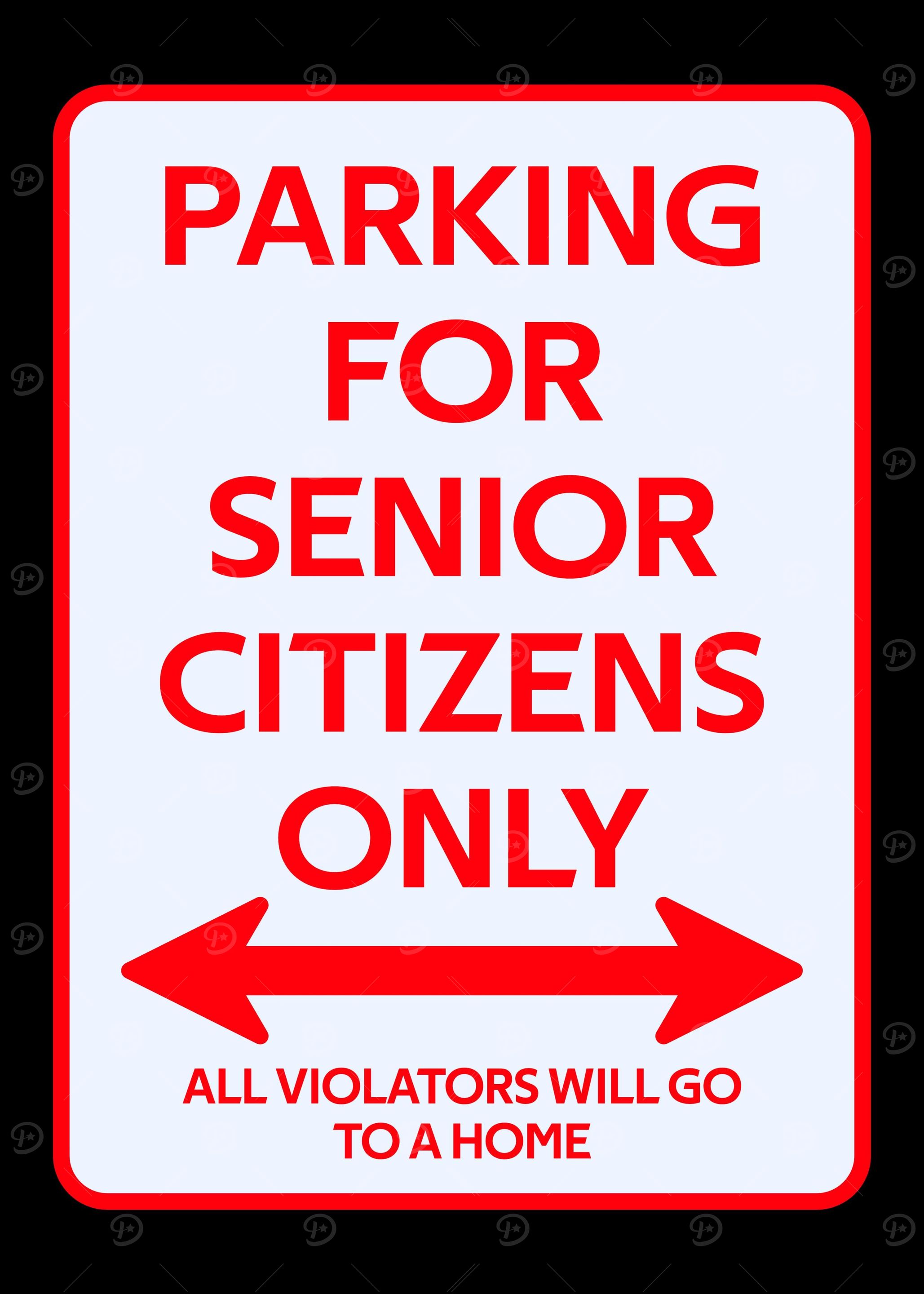 Pension Parking sign