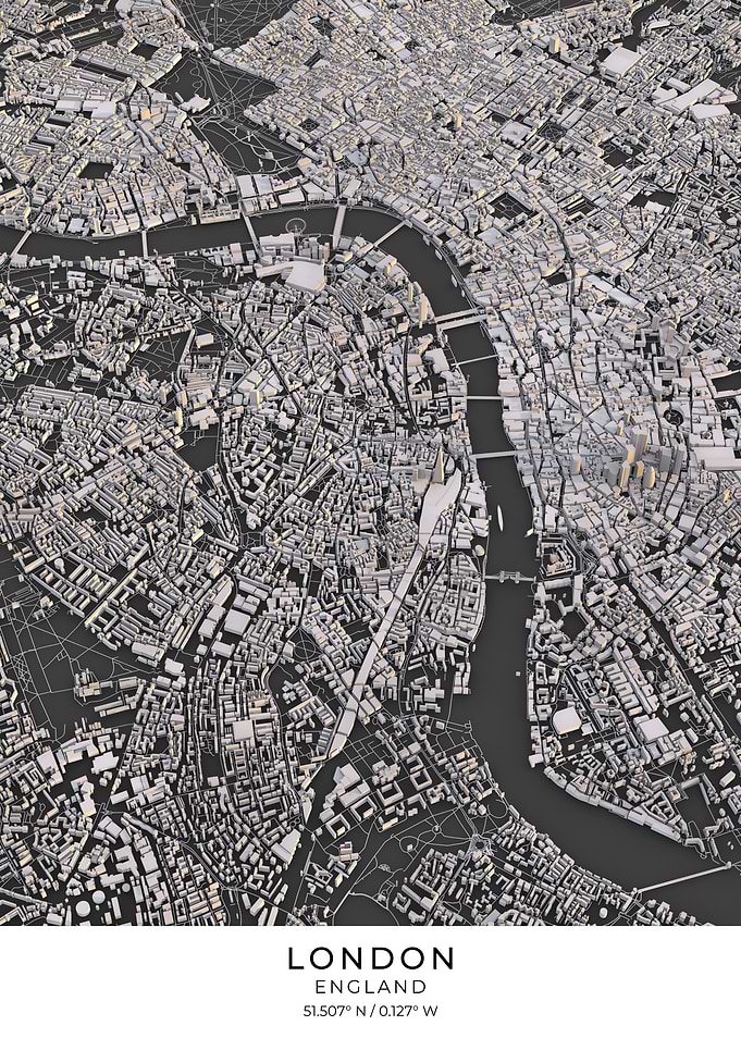 London 3D City Map