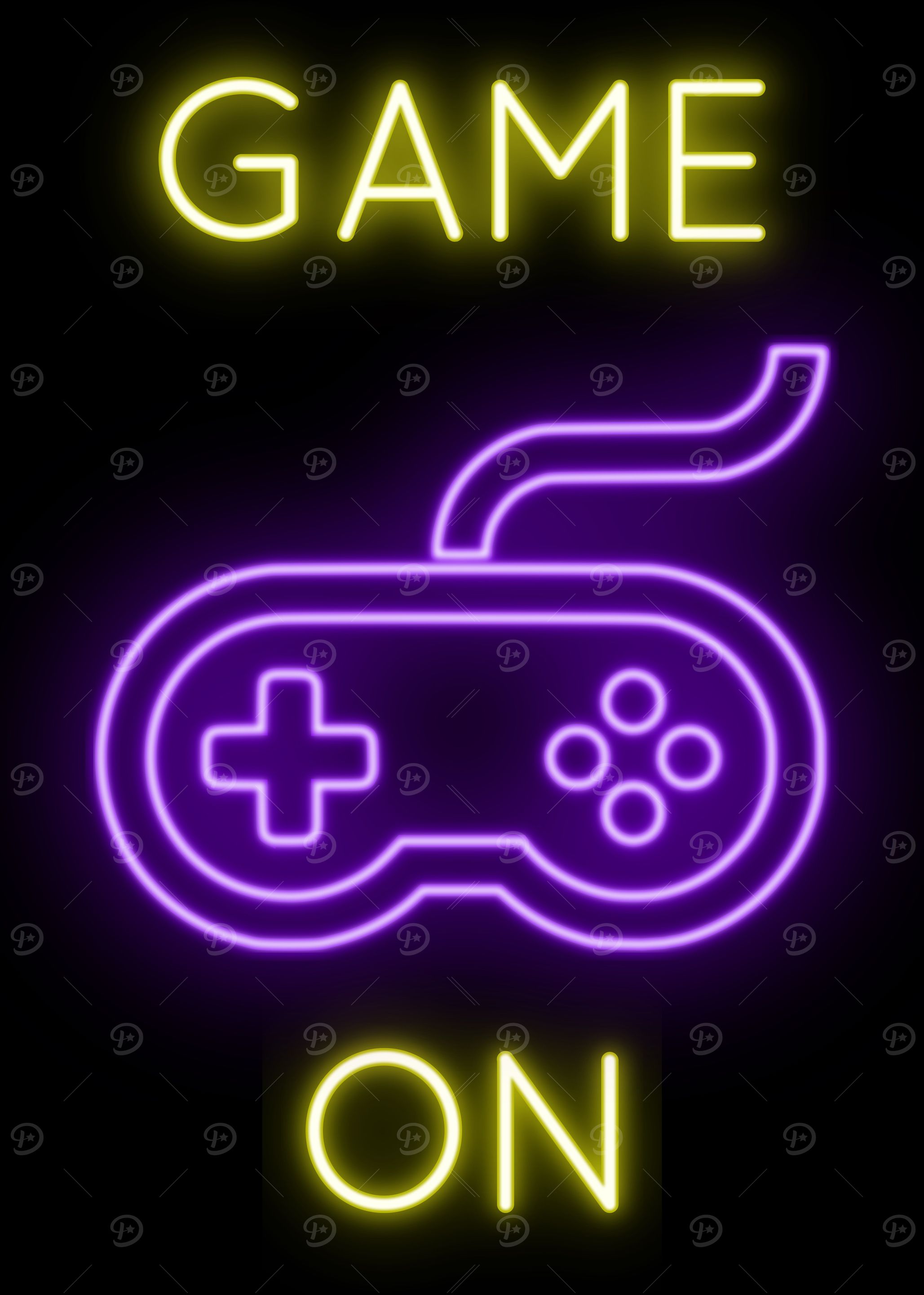 Game On Neon Sign
