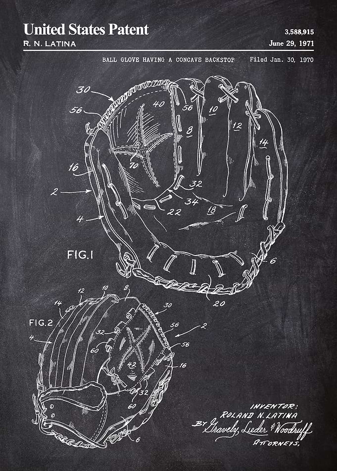 1971 baseball glove