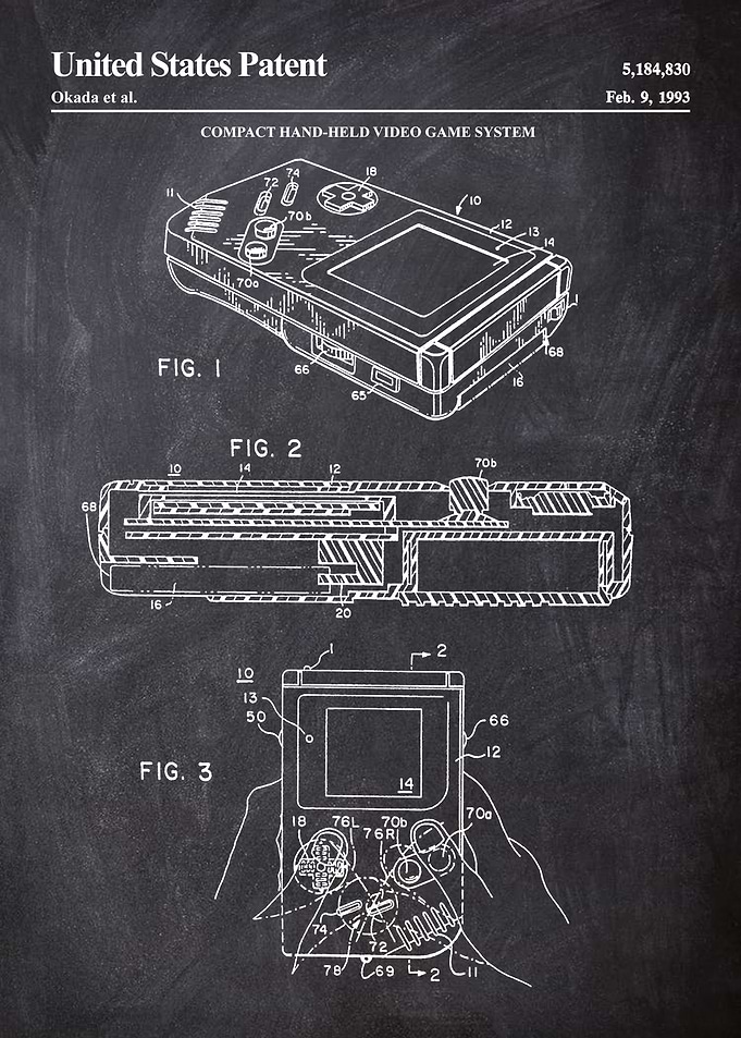 1993 gameboy patent