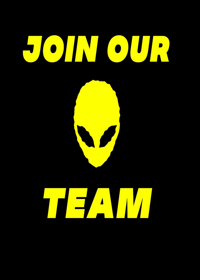 Join Our Team Area Alien
