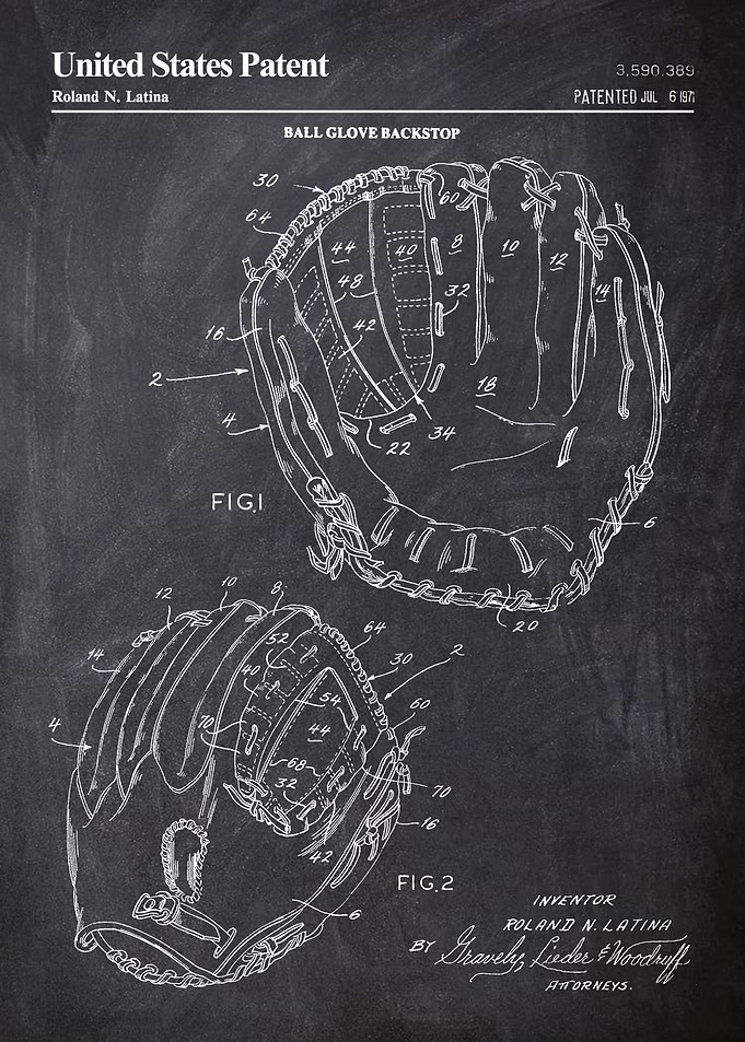 1971 baseball glove