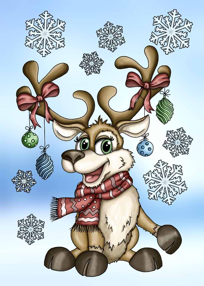 Cute reindeer