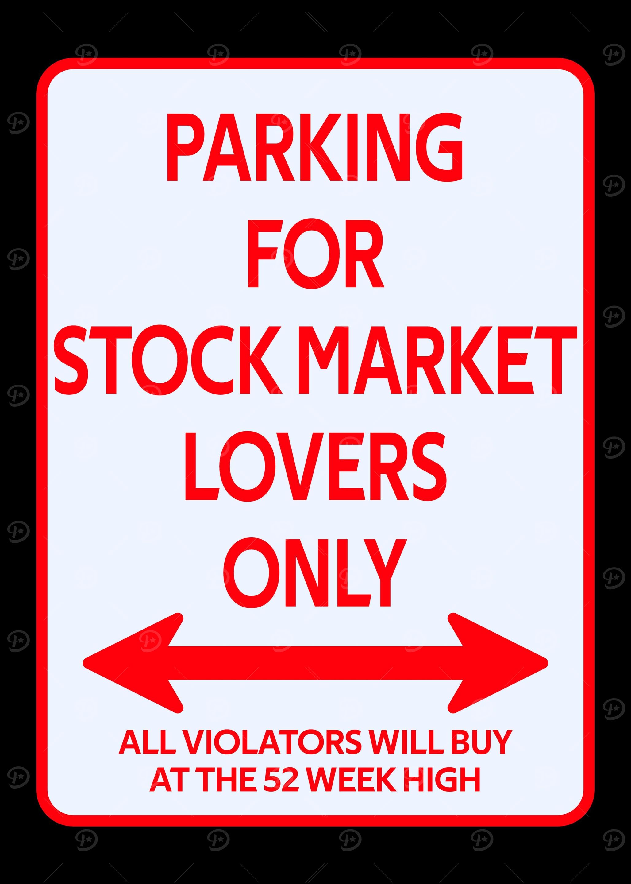 Investor Parking sign