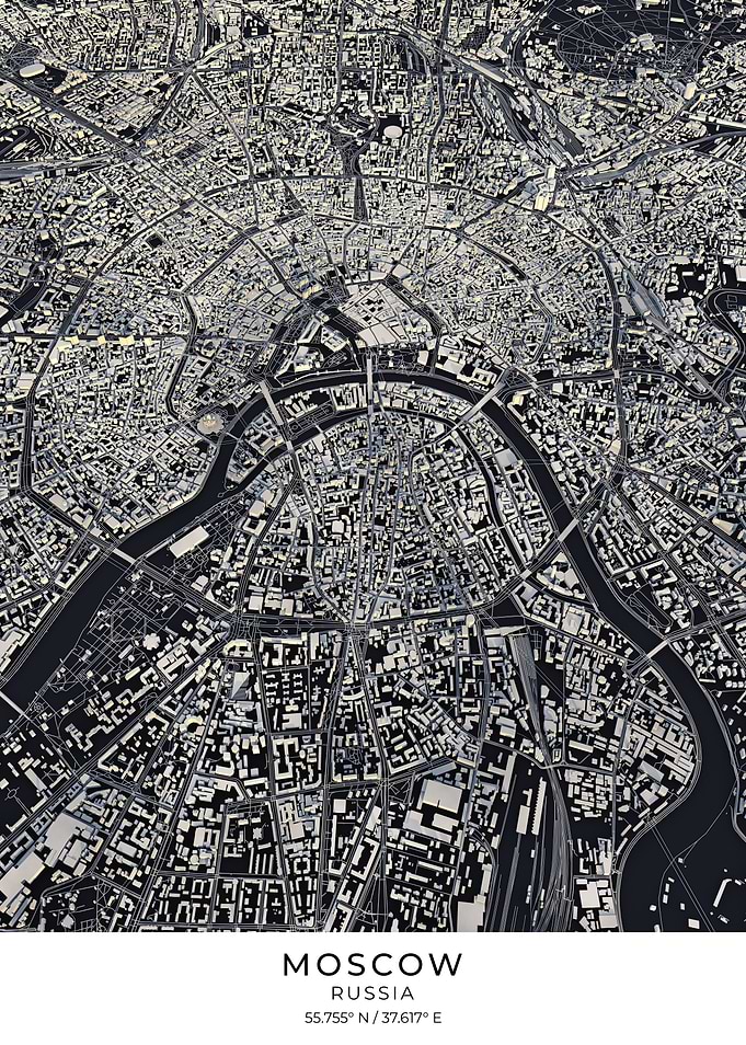 Moscow 3D City Map