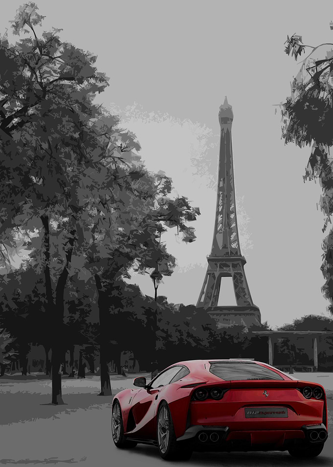 Ferrari in Paris