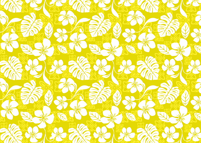 Yellow Aloha Pattern