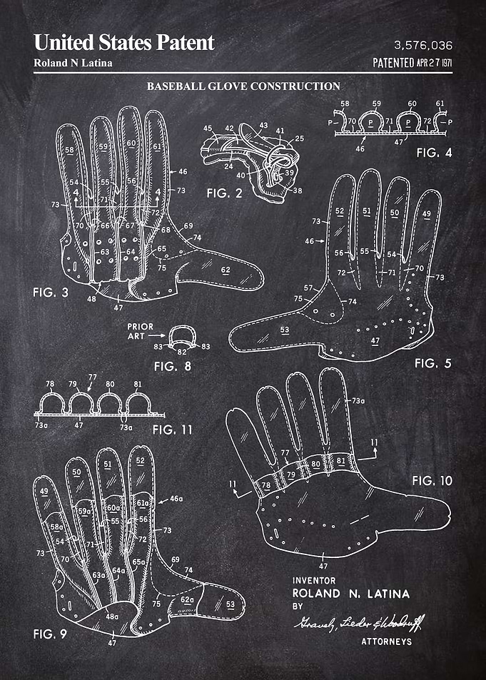 1971 baseball glove