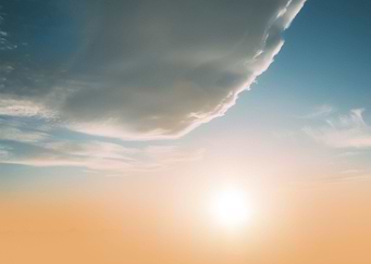 Clouds and sun