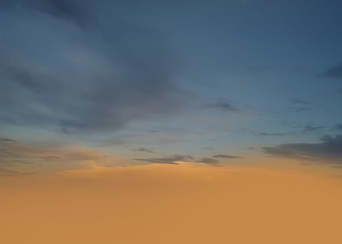 Blue yellow sky
