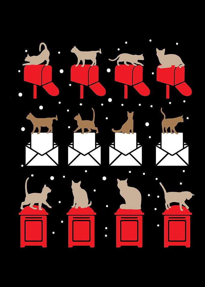 Postman Mail Letter Cat